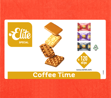 Elite Coffee Time Koekjesmix doos 120 stuks