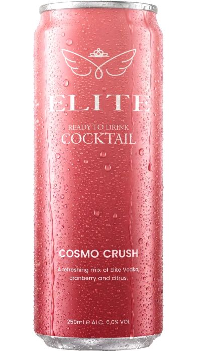Elite Vodka Cocktails Cosmo Crush blik Tray 12x25cl