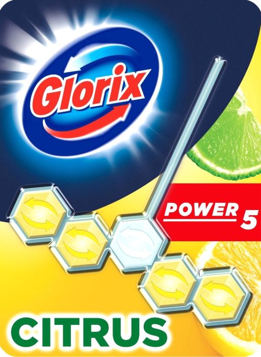 Glorix wc blok lemon