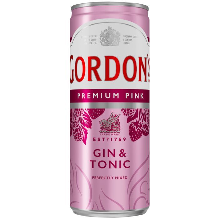 Gordon's Pink Gin&Tonic Blik 12x25cl