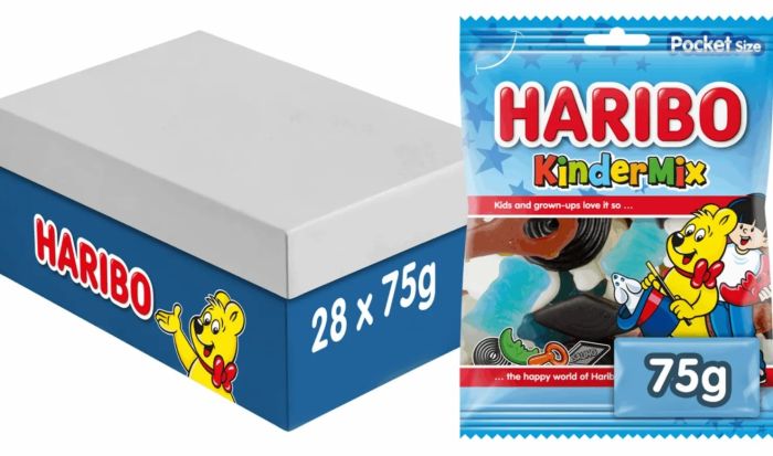 Haribo Kindermix doos 28x75gr