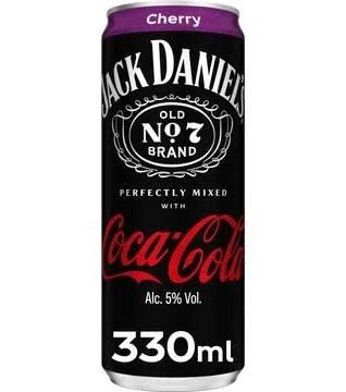Jack Daniels Coca Cola Premix blikken 12x33cl