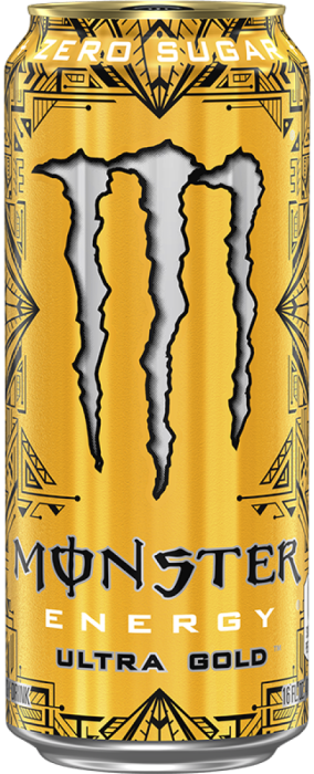 Monster Ultra Gold Blik tray 12x500ml