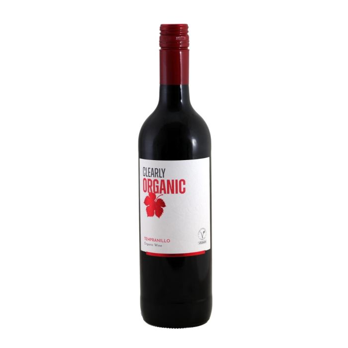Clearly Organic Tempranillo Fles 75cl