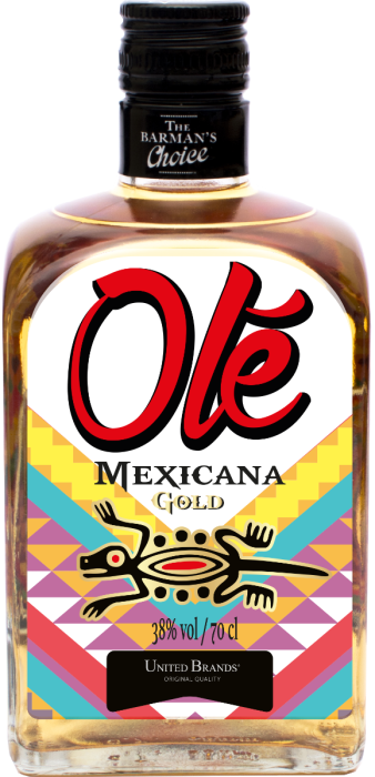 Tequila Olé Mexicana Gold fles 70cl