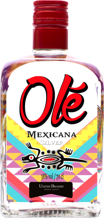Tequila Olé Mexicana Silver fles 70cl huismerk