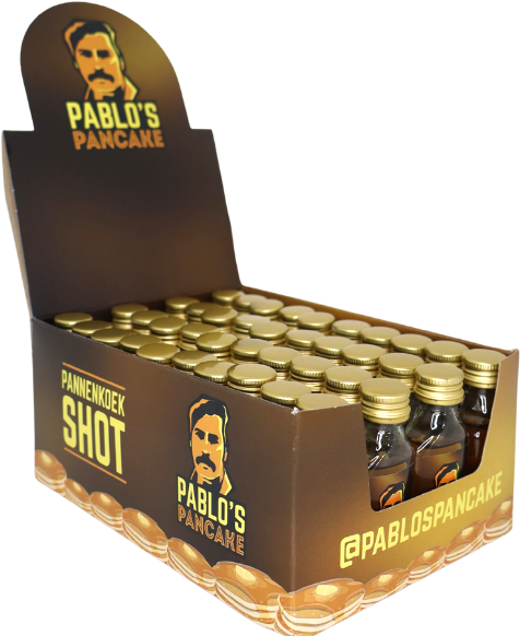 Pablo's Pancake shotjes doos 40x20ml