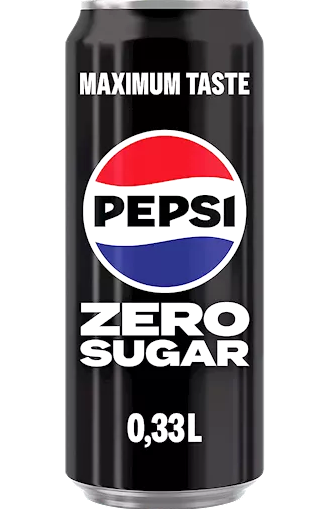 Pepsi Cola ZERO SUGAR blik tray 24x33cl sleek