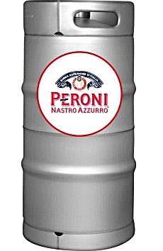 Birra Peroni fust 19,5 Ltr