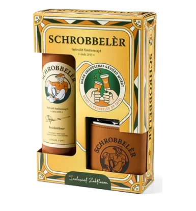 Schrobbeler Giftset cadeauverpakking met Luxe zakflacon