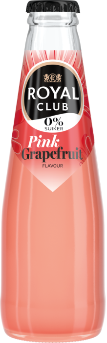 Royal Club Pink Grapefruit krat 28x20cl 0% suiker