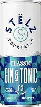 Stëlz Classic Gin & Tonic 12 blikjes van 250ml
