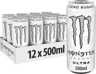 Monster Energy Ultra White blik 12x500ml
