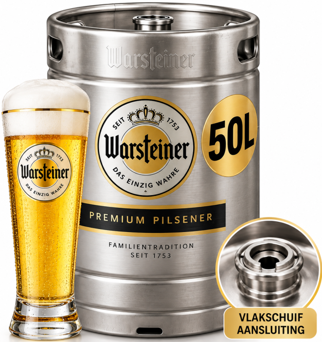 Warsteiner fust 50L