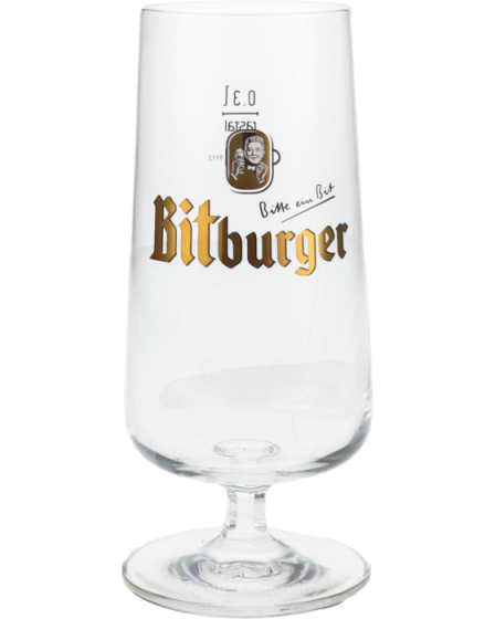 Bitburger Voetglas 30cl