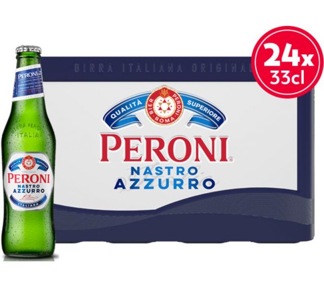 Peroni Nastro Azzuro krat24x33cl