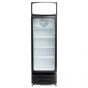 Display koelkast / dubbeldeurs / zwart-wit / deurslot 428L