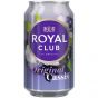 Royal club cassis blik tray 24x33cl