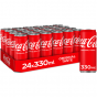 Coca Cola Regular Sleek can 33cl tray 24 stuks