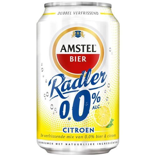 Amstel Radler 0.0% kopen? [Blikjes 24x33cl] bij Horecagoedkoop