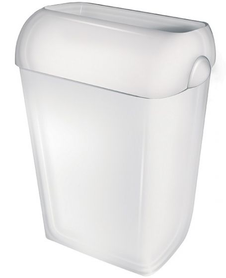 Afvalbak Kunststof Wit 23 Liter
